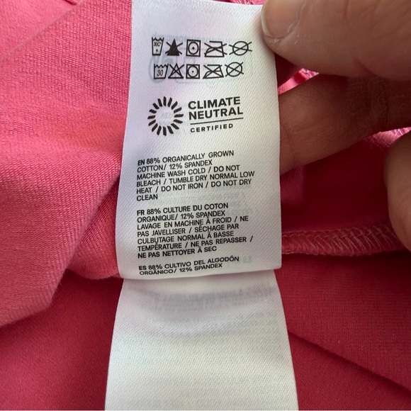 NWT Reformation "Silas" Snapdragon Pink Front Cutout Long Sleeve Knit Top - Picture 13 of 15